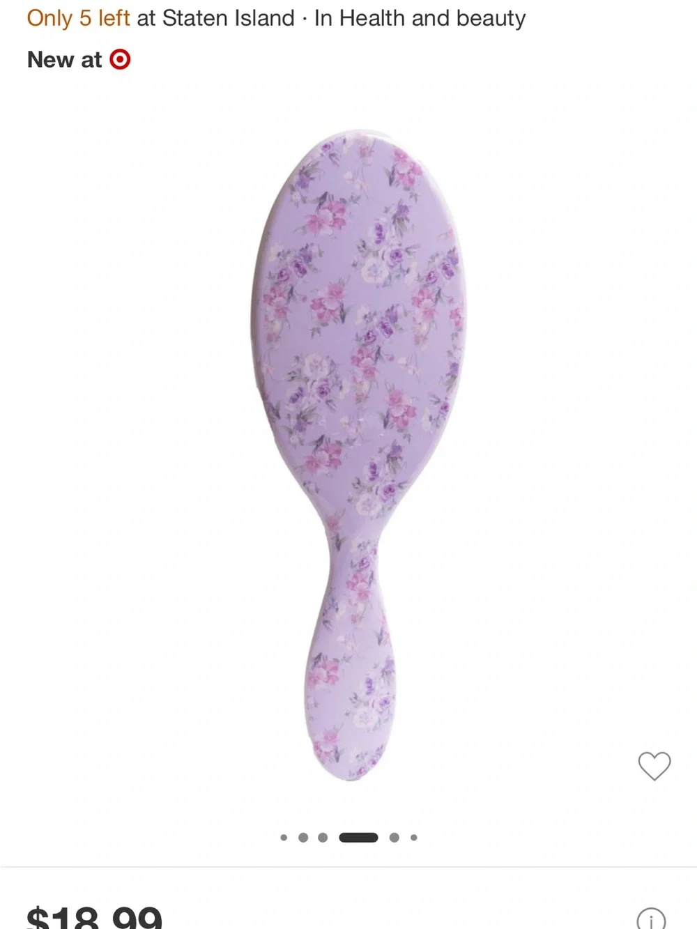 Love Shack Fancy Wet Brush Original Detangler - Lavender Floral